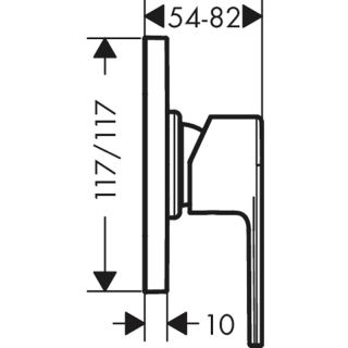 Смеситель для душа Hansgrohe Vivenis Shape 71658000